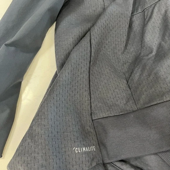 Adidas Charcoal Zip-Up Hoodie - Picture 8 of 16